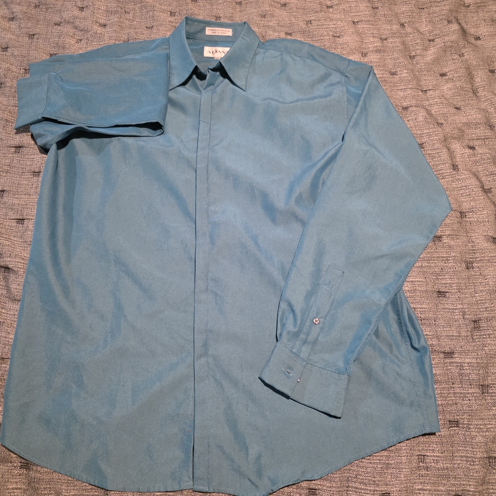 Alfani Blue Dress Shirt